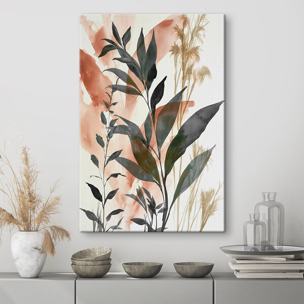 Painting of leaves and plants Painting of leaves and plants