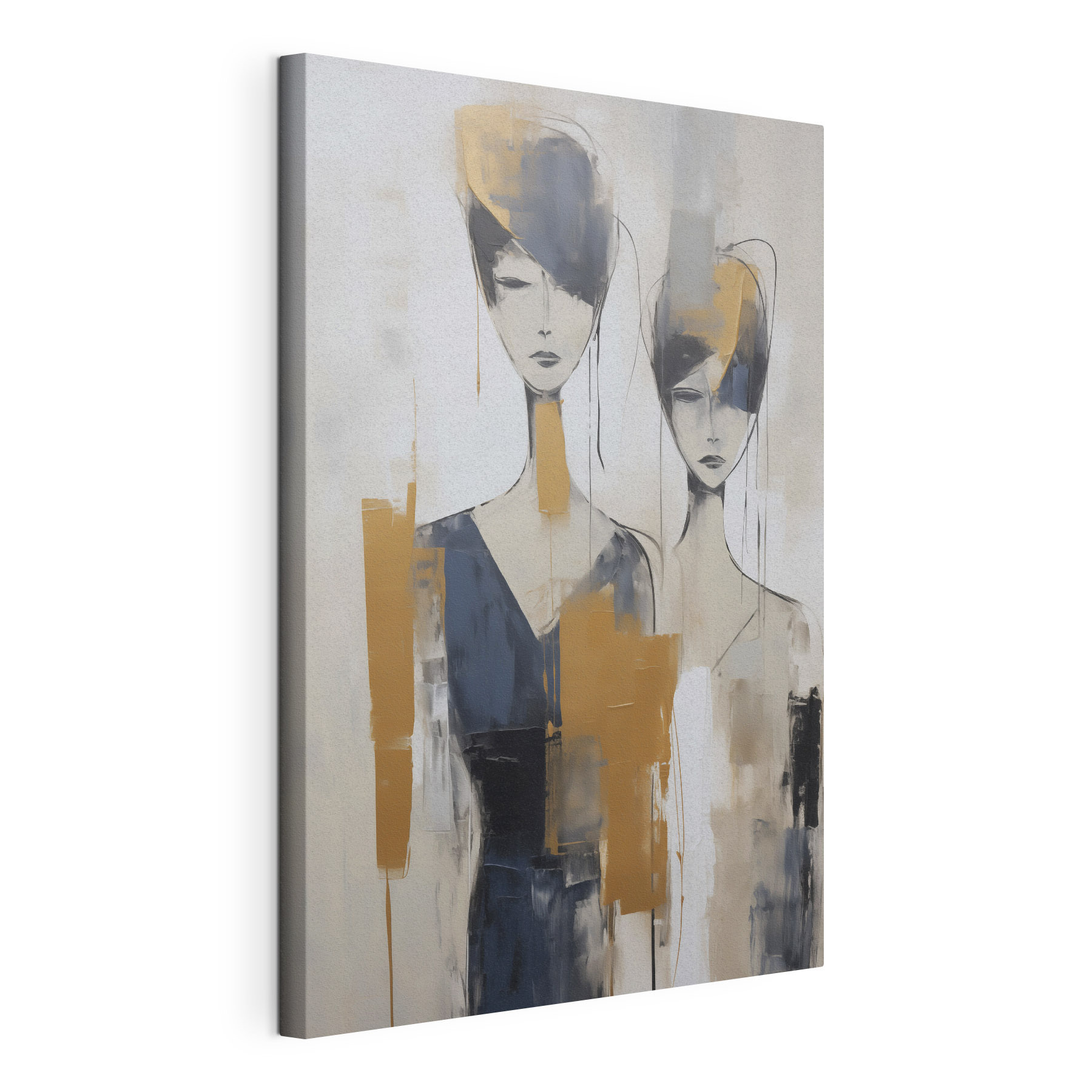 Painting of women with different colors