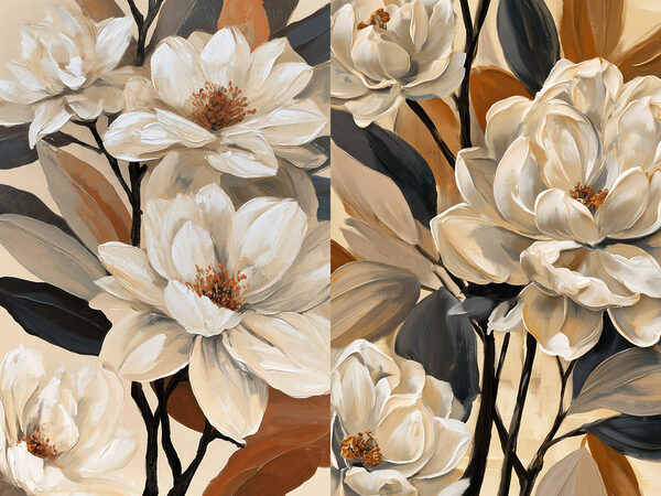 Collage of flowers Collage of flowers