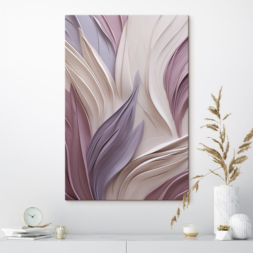 Flowing curves in soft colors Flowing curves in soft colors