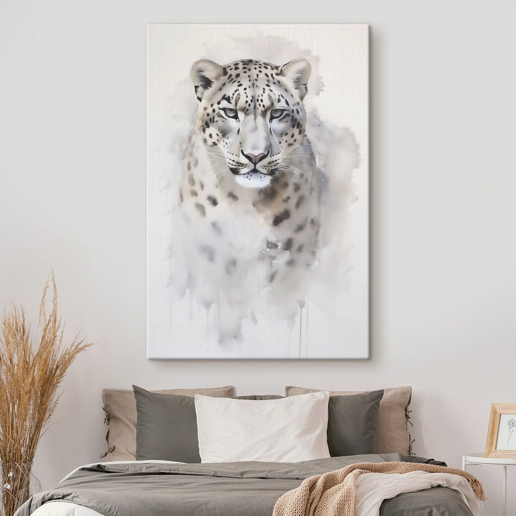 Majestic feline in soft hues Majestic feline in soft hues