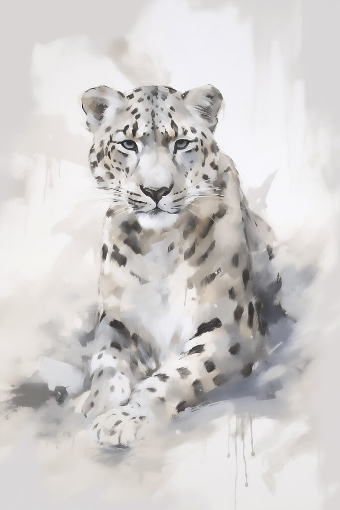 White leopard lying down White leopard lying down