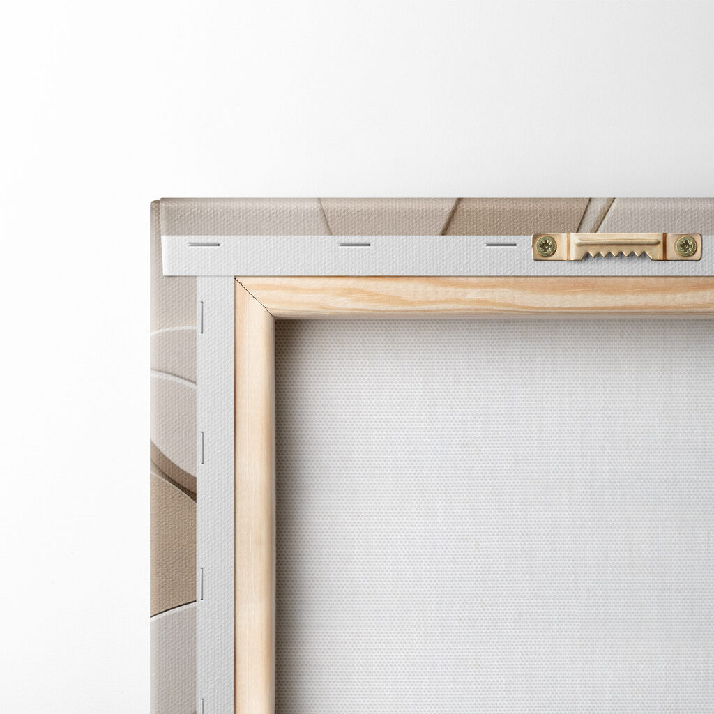 Sculpted forms in soft tones