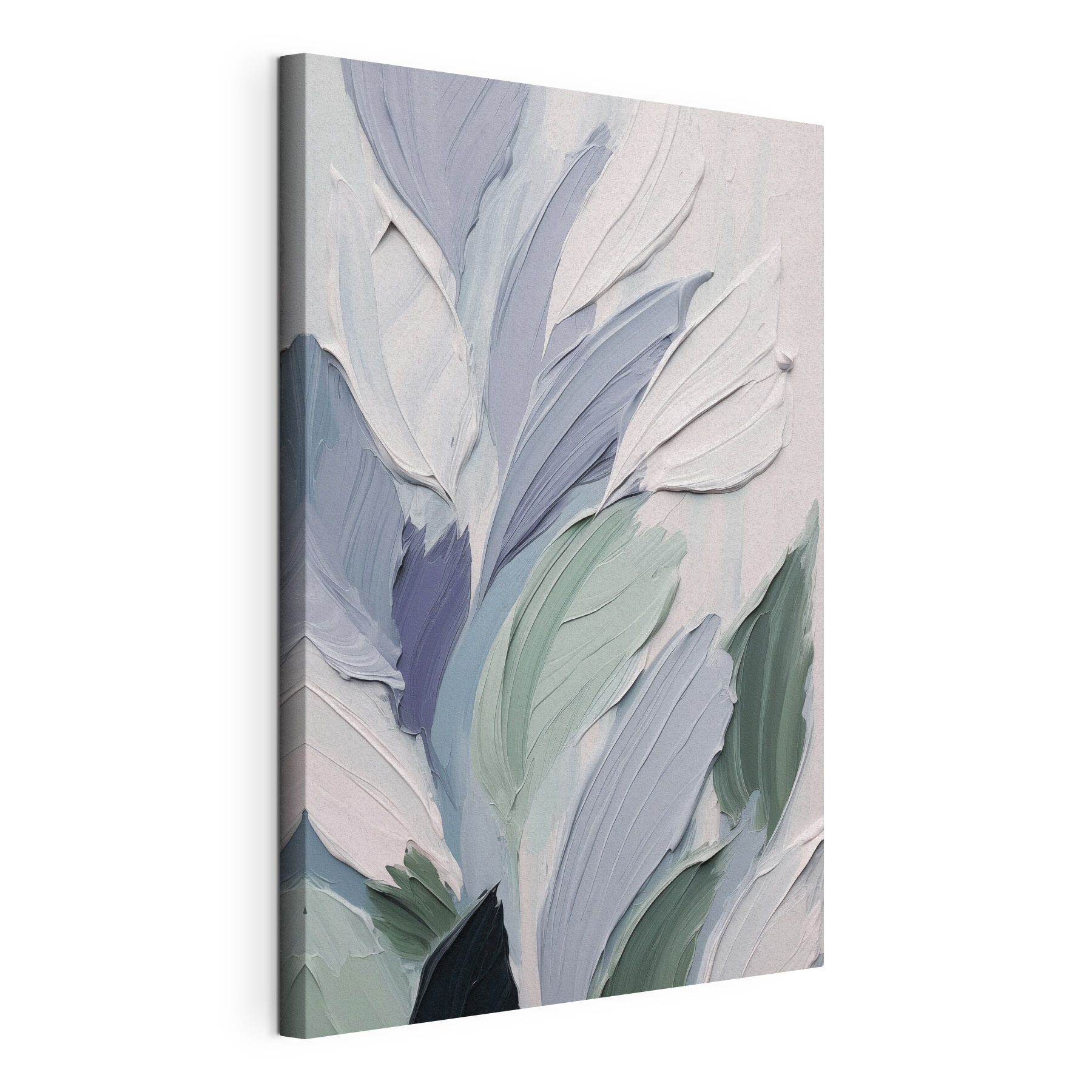 Painting of leaves and flowers Painting of leaves and flowers