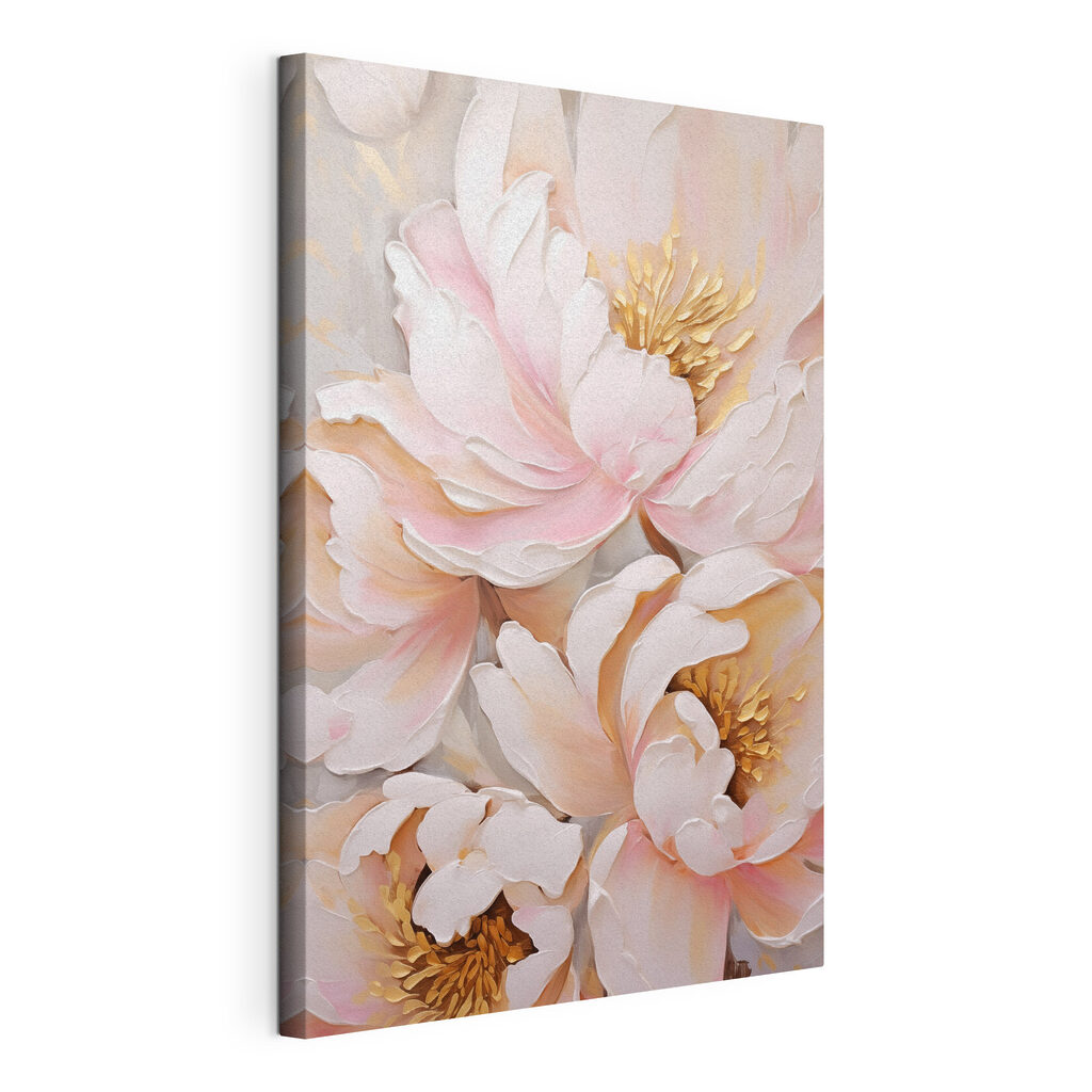 Delicate blooms in soft pastel hues