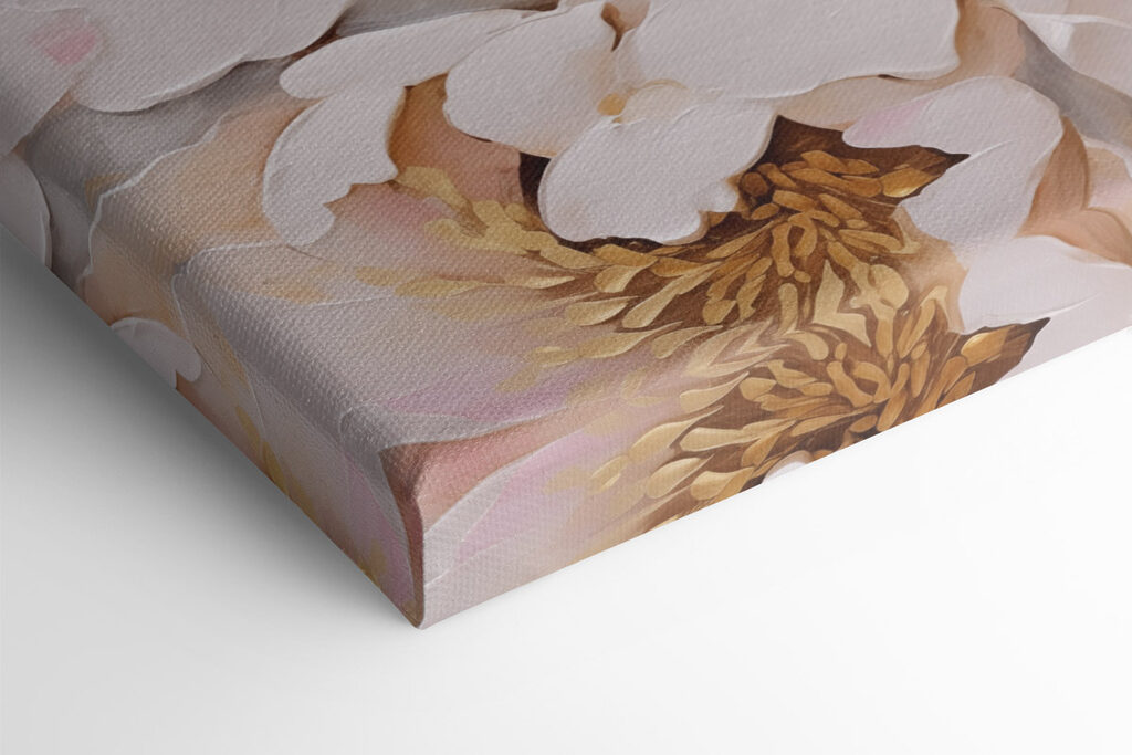 Delicate blooms in soft pastel hues