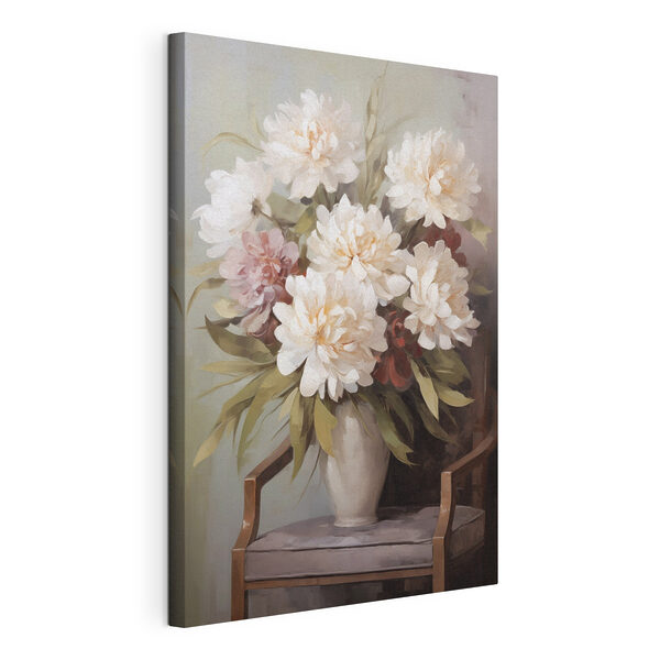 Картина Canvas print Painting of flowers in a vase (Артикул: s50677) Картина Картина Canvas print Painting of flowers in a vase (Артикул: s50677)