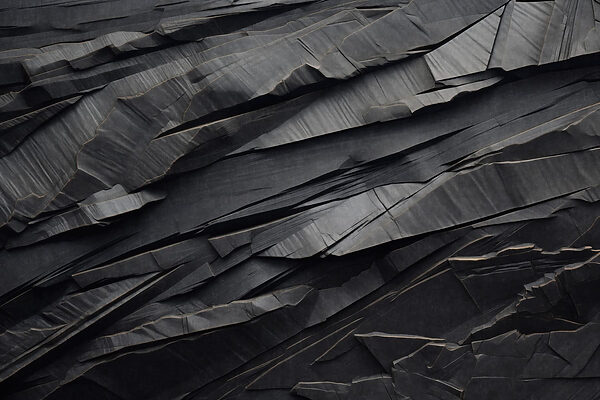 Black surface with cracks