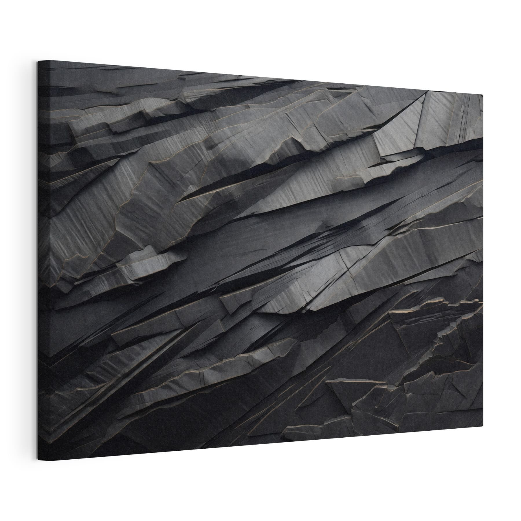 Black surface with cracks