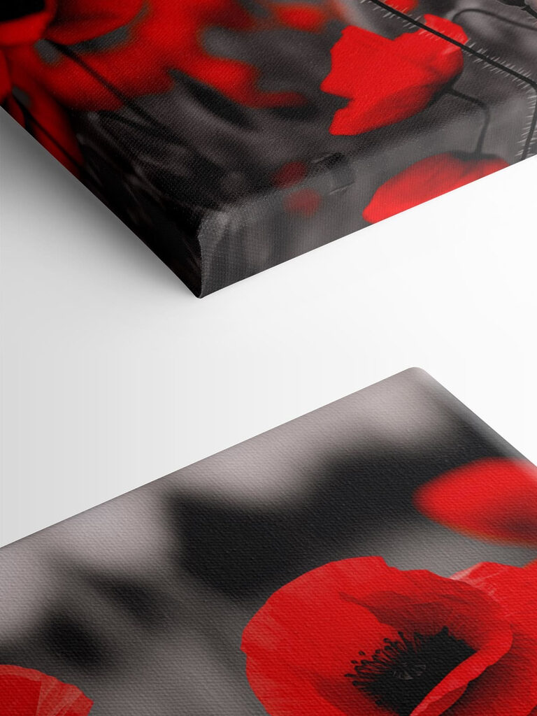 Group of red flowers