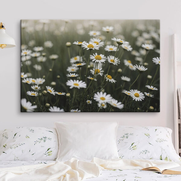 Group of white and yellow flowers
