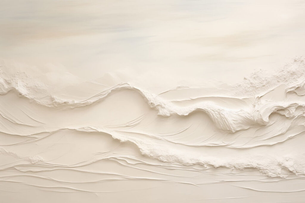 White sand with waves