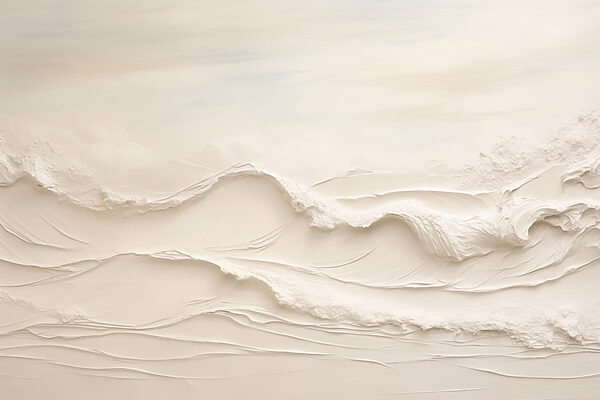 White sand with waves