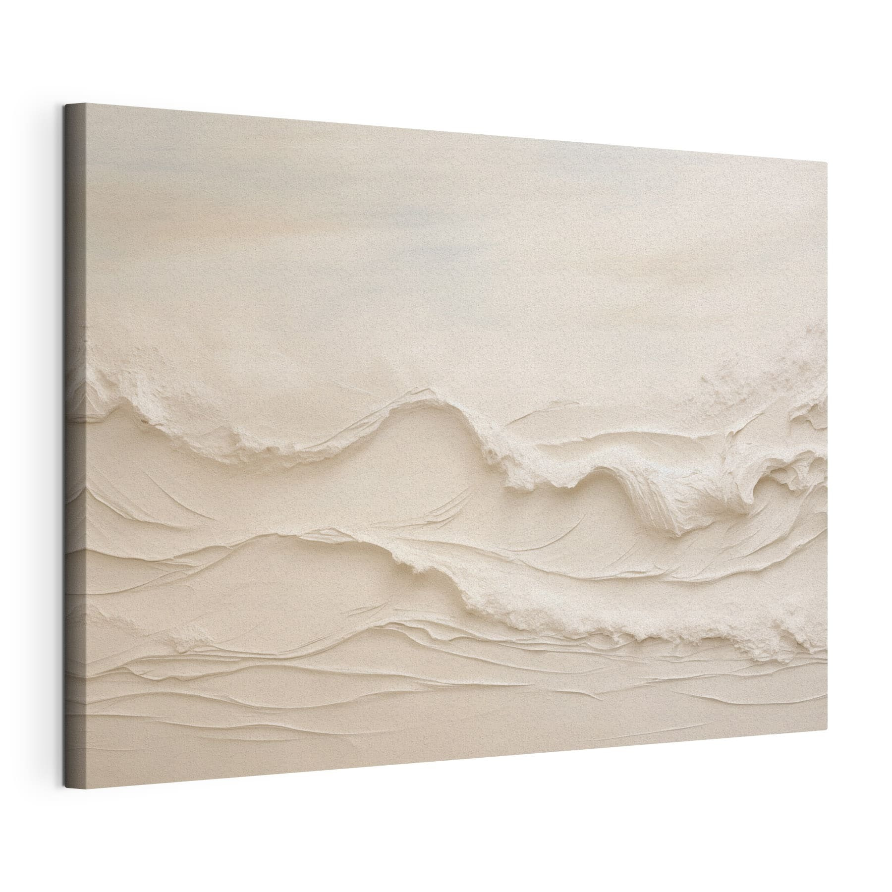 White sand with waves