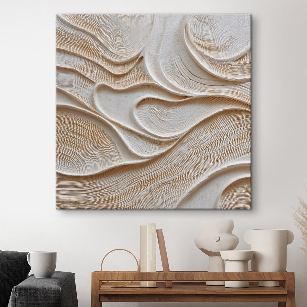 Flowing patterns in soft hues