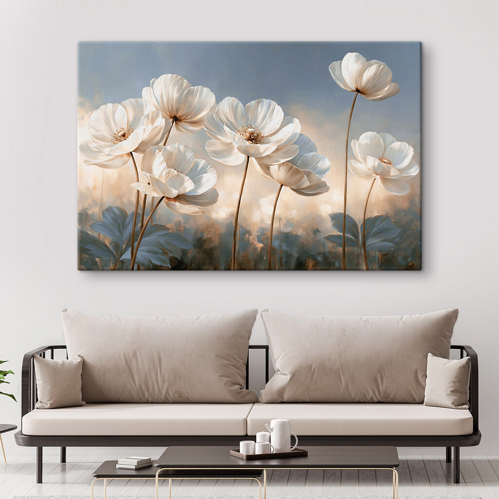 Group of white flowers