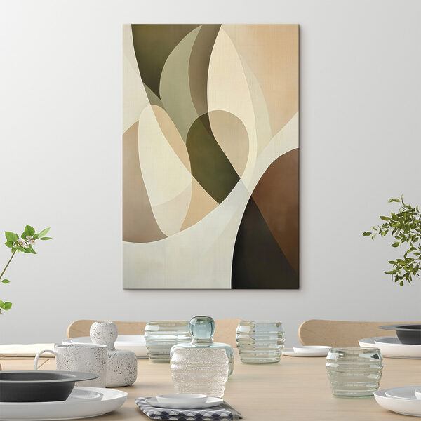 Fluid shapes in soft earth tones Fluid shapes in soft earth tones