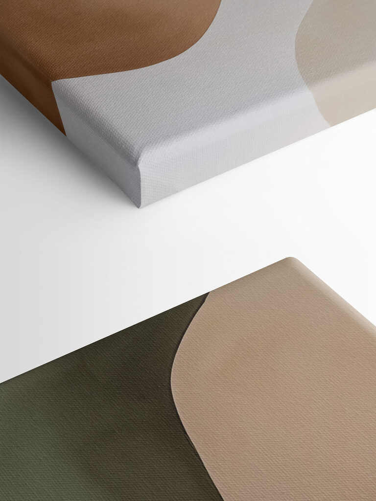 - Flowing curves in gentle hues - Flowing curves in gentle hues