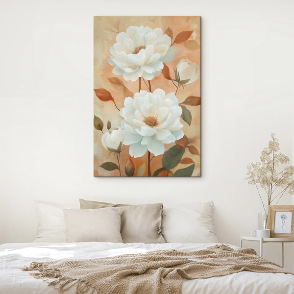 Delicate blooms in soft hues