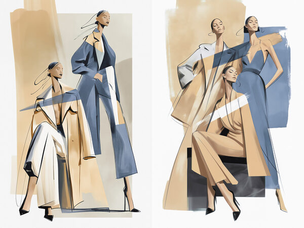Collage of women in different outfits Collage of women in different outfits