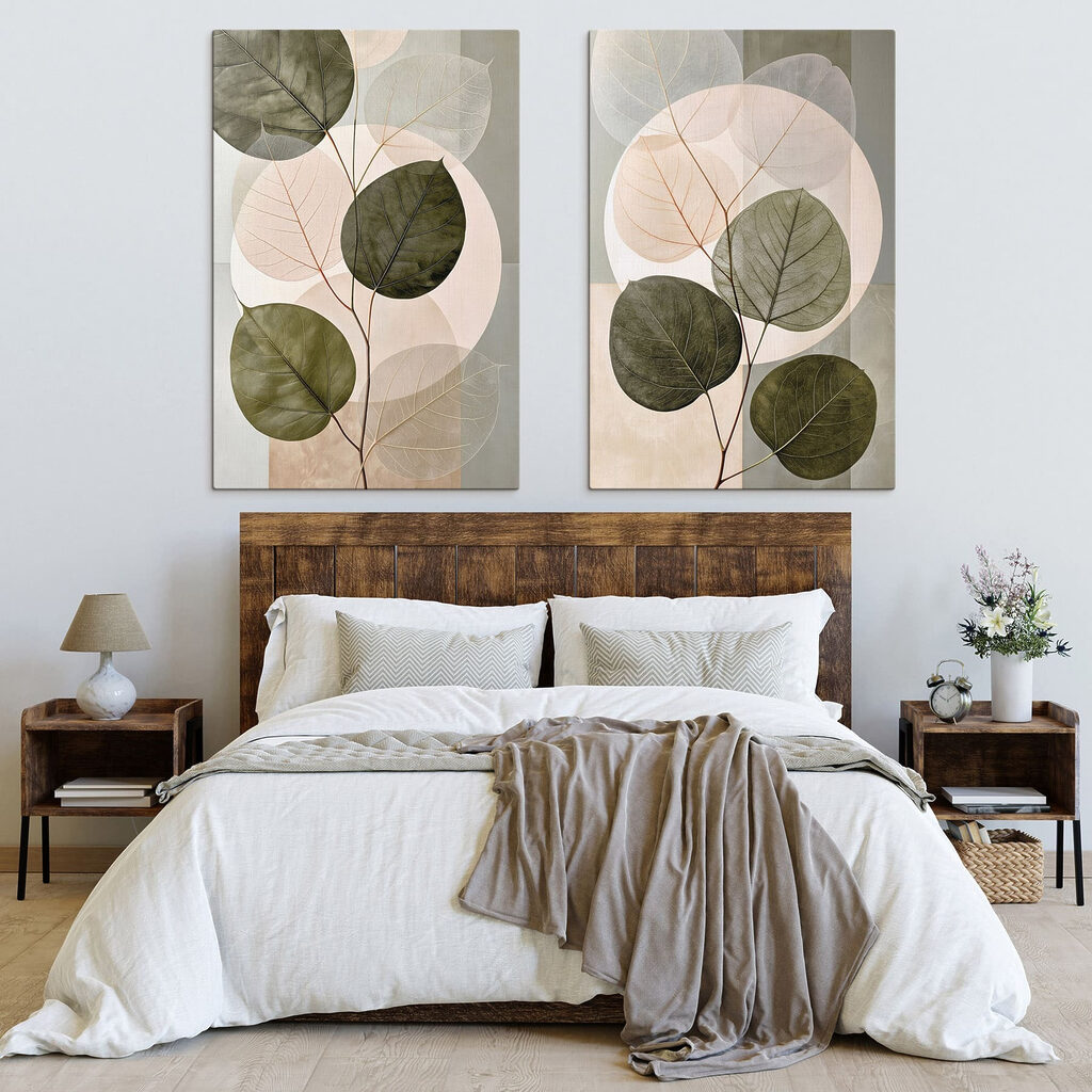 Gentle tones of natural greenery