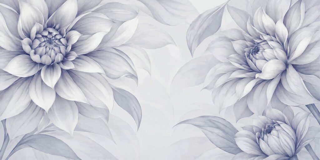 Delicate blooms in soft hues