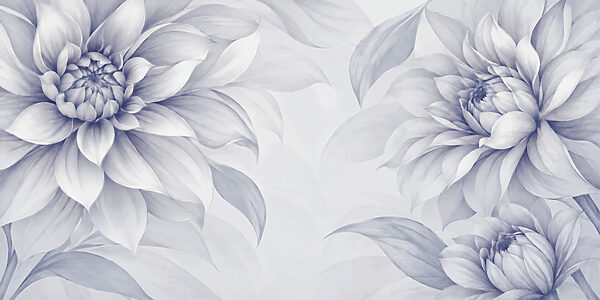 Delicate blooms in soft hues