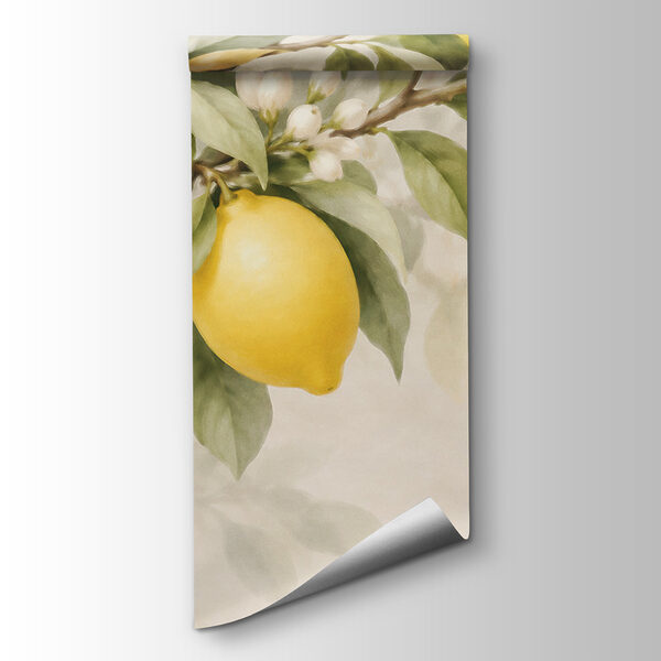 Lemons on a tree branch