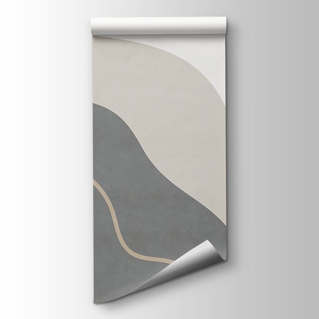 Smooth curves in soft neutral tones