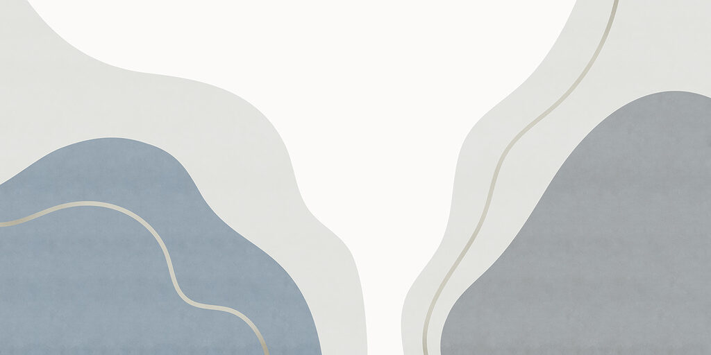 White and blue art White and blue art