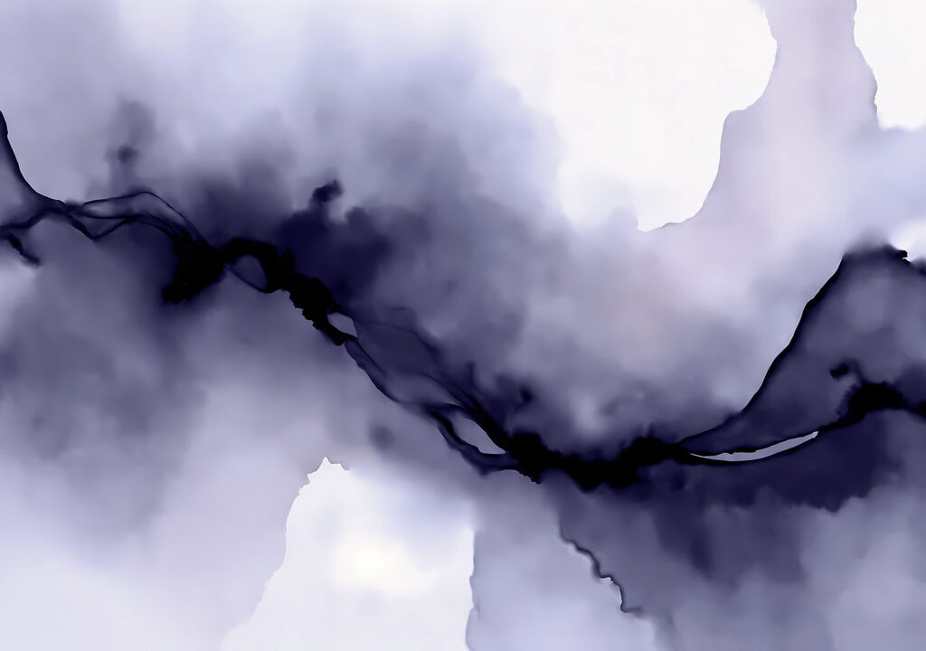 Black and white smoke