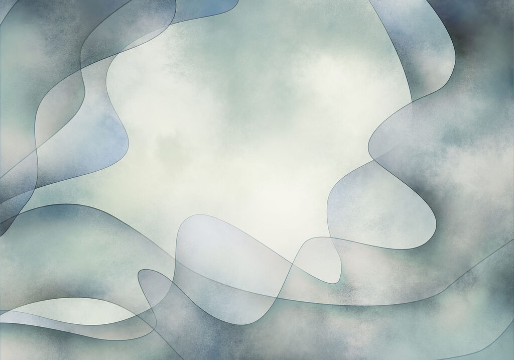 White and blue background with a curved pattern