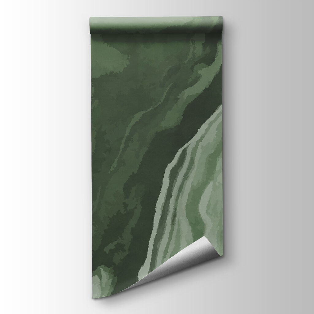 Green and white swirls Green and white swirls