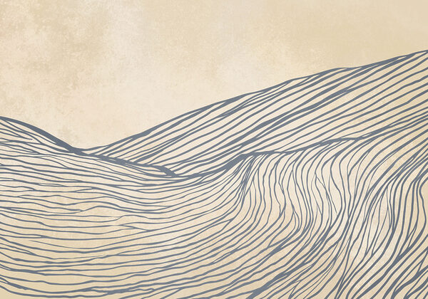 Drawing of a mountain
