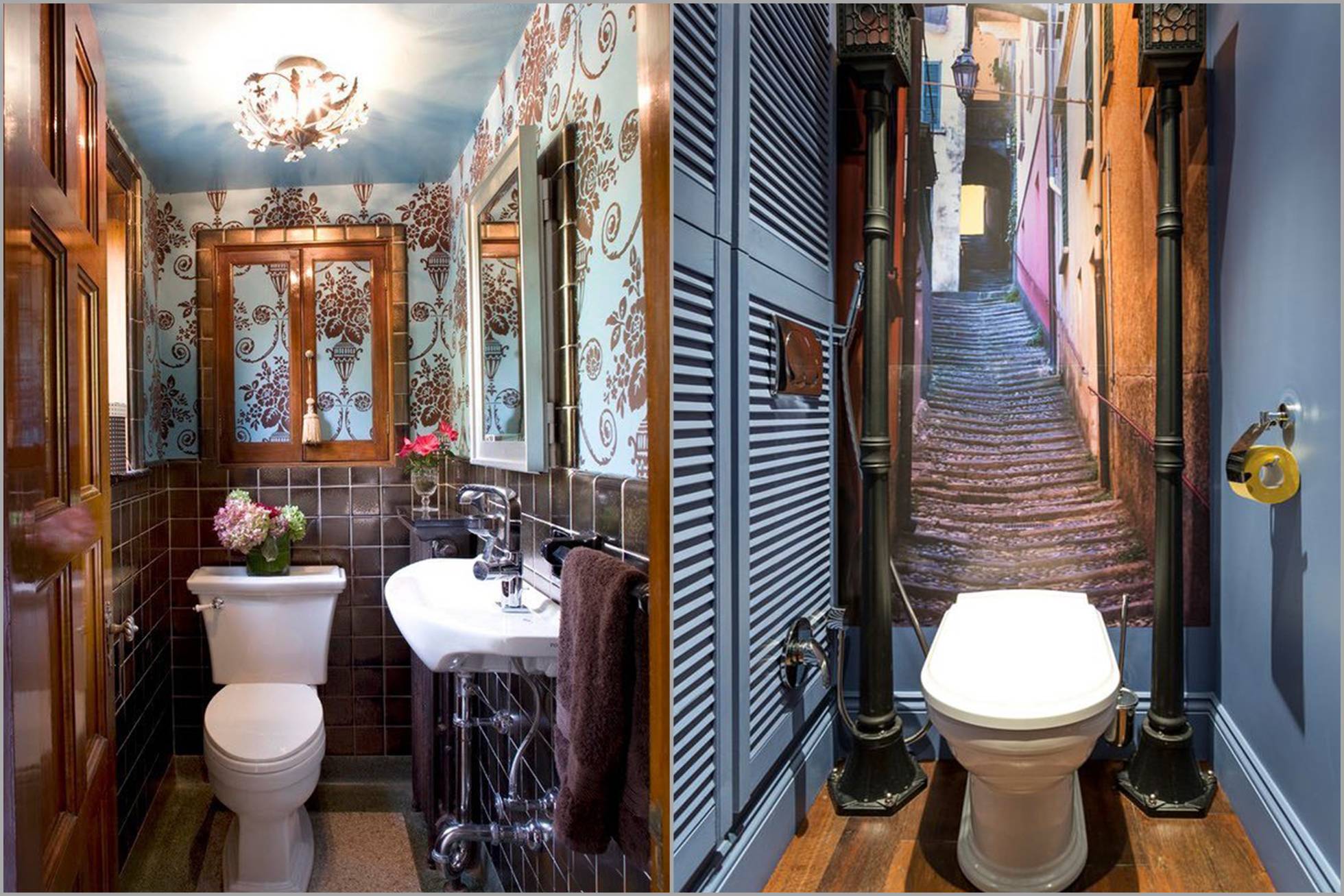 ремонт санвузла з фотошпалерами