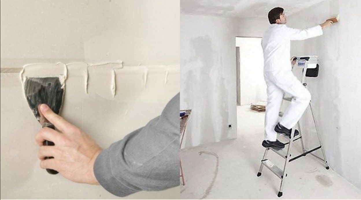 подготовка стен к поклейке обоев