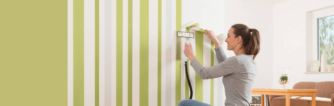 зняти старі шпалери за допомогою парогенератора