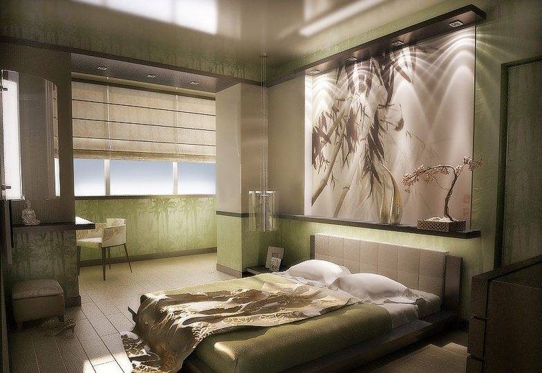 Ремонт спальні з балконом