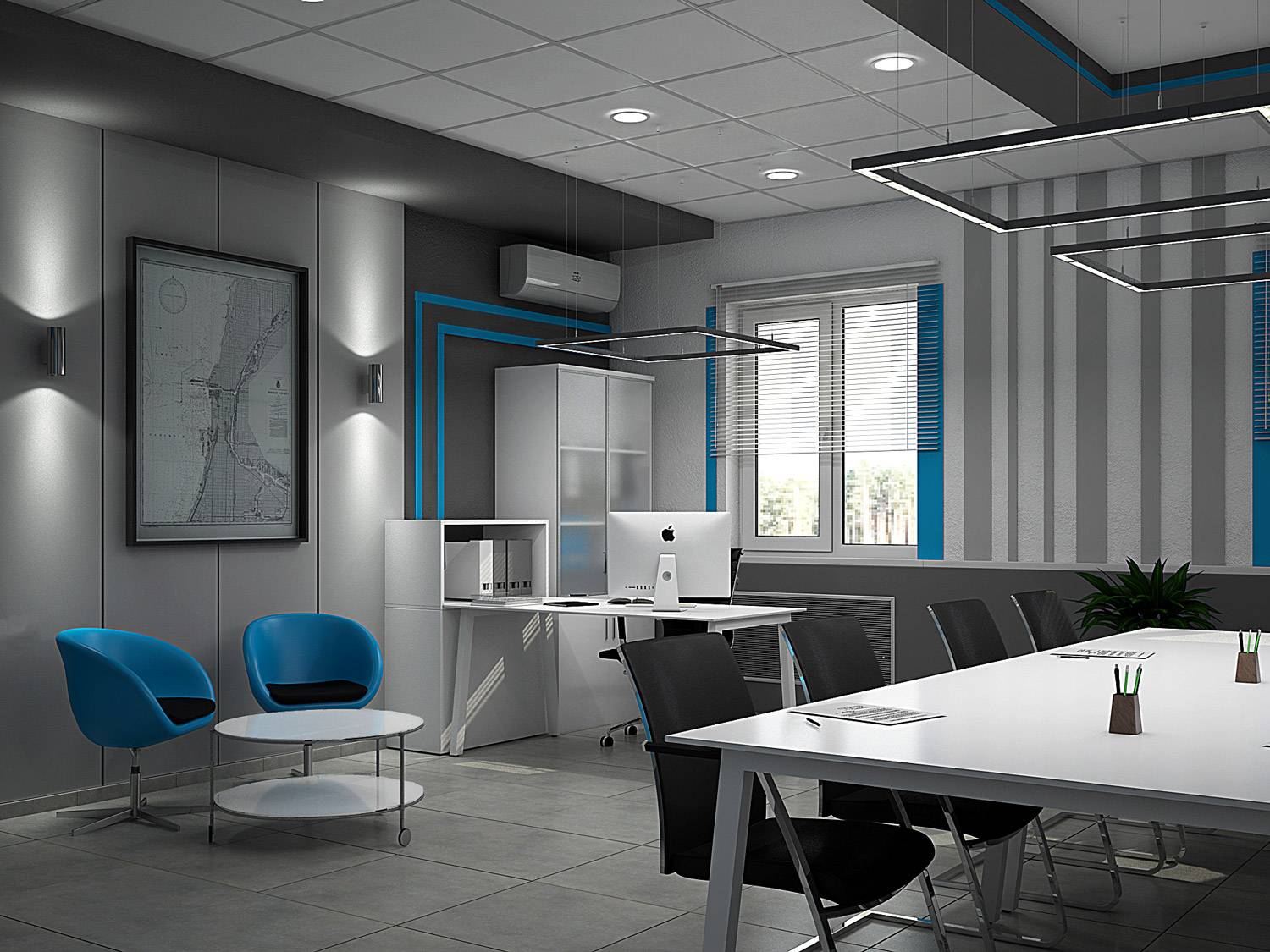 дизайн офісу кабінет керівника