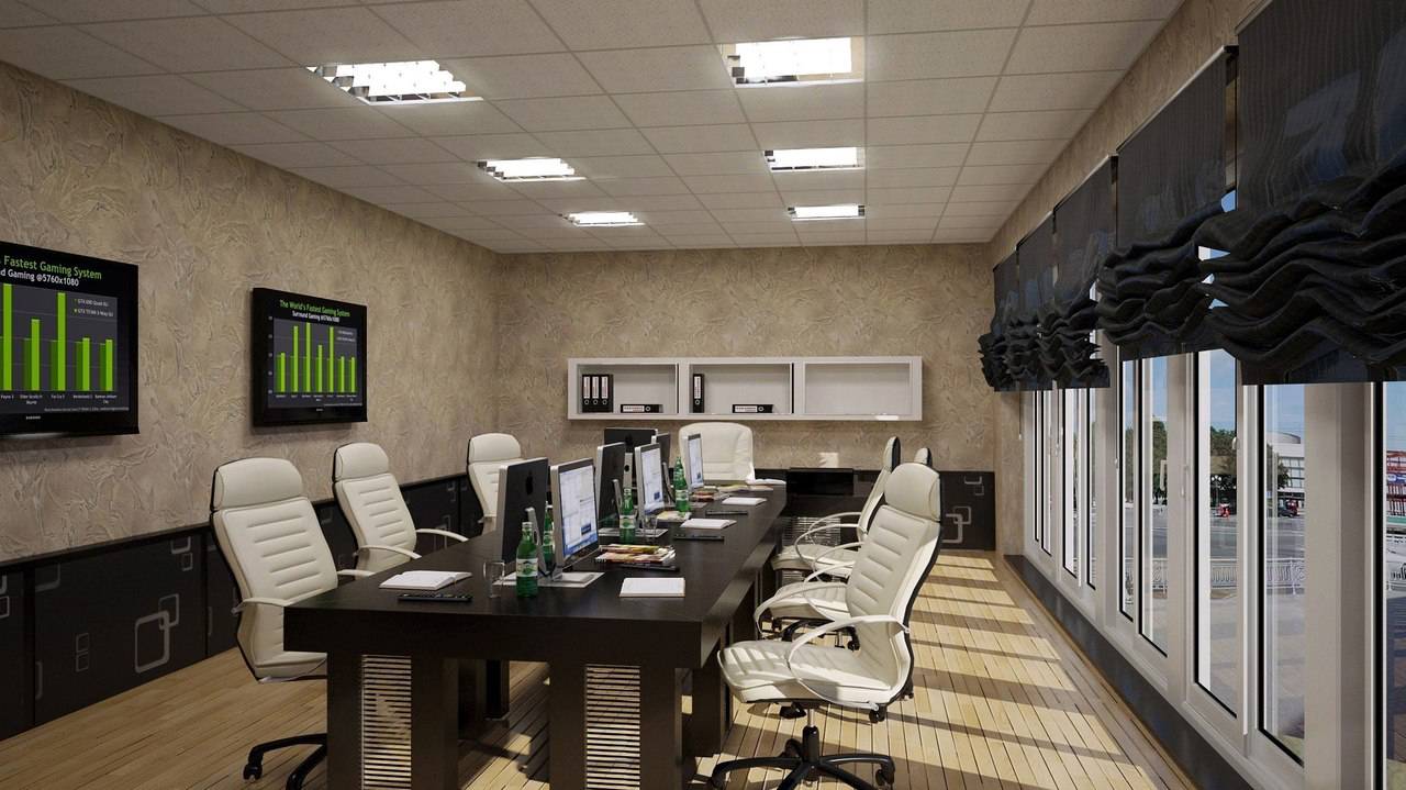 дизайн кімнати переговорів в офісі