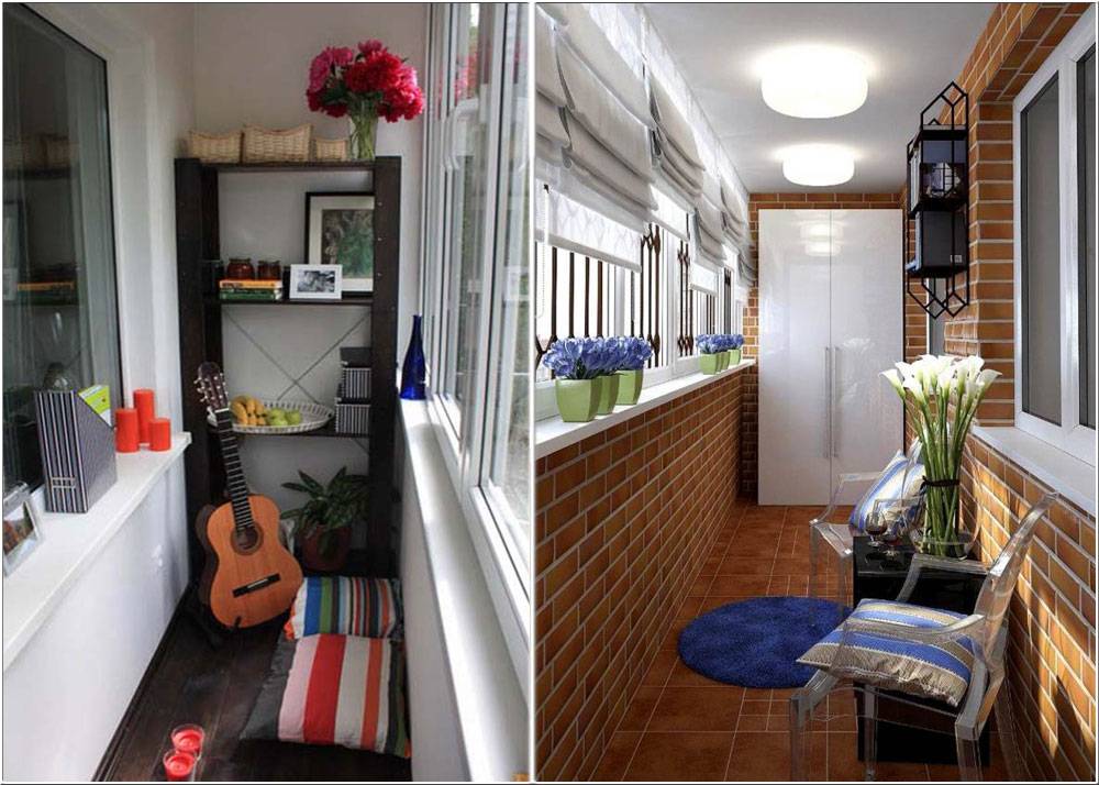 дизайн маленького балкона в квартирі