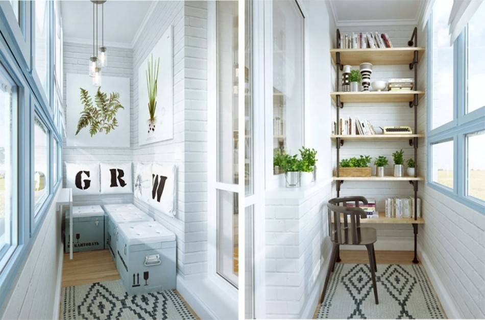 дизайн маленького балкона своїми руками