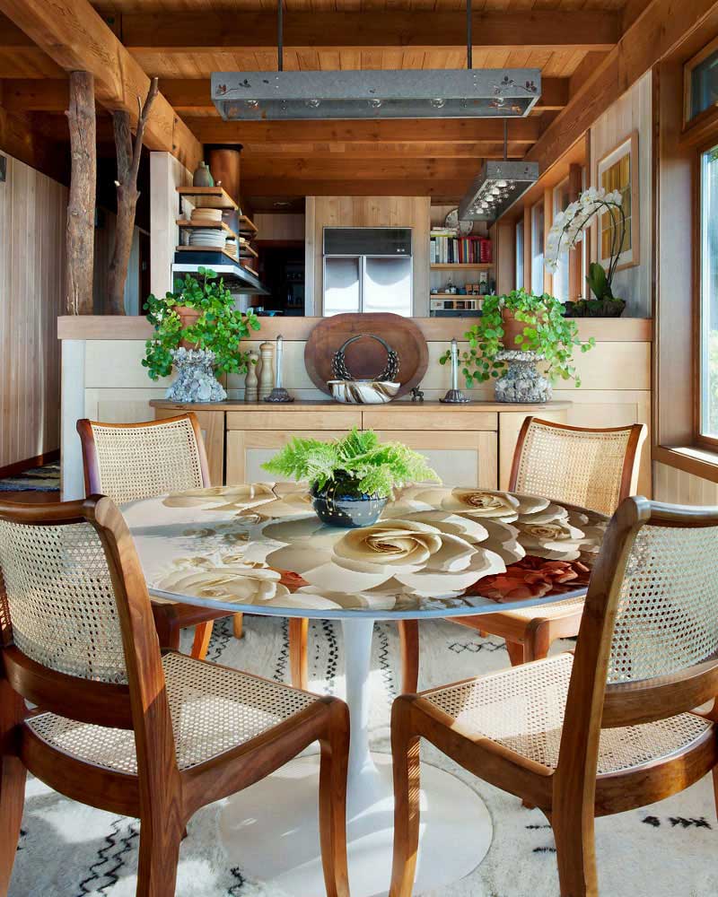 стіл з фотошпалерами